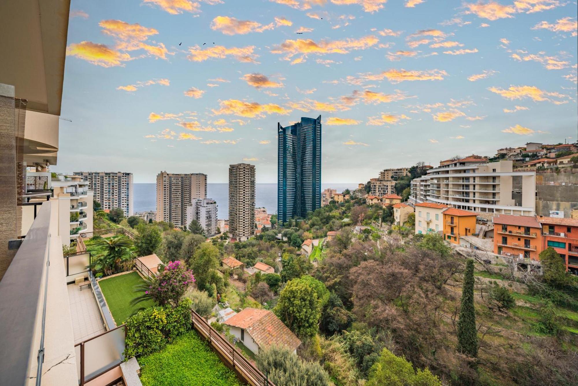 5mn Monaco - Vue mer - Parking - Piscine - BB Daire Beausoleil Dış mekan fotoğraf