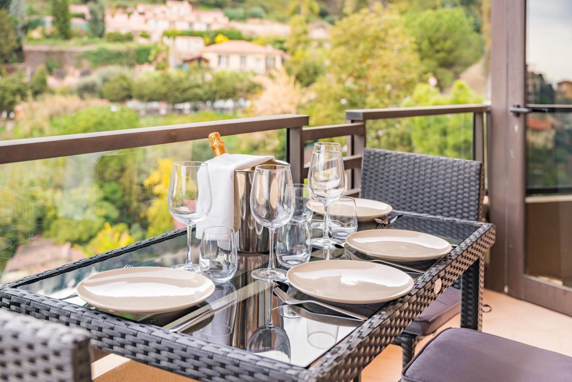 5mn Monaco - Vue mer - Parking - Piscine - BB Daire Beausoleil Dış mekan fotoğraf
