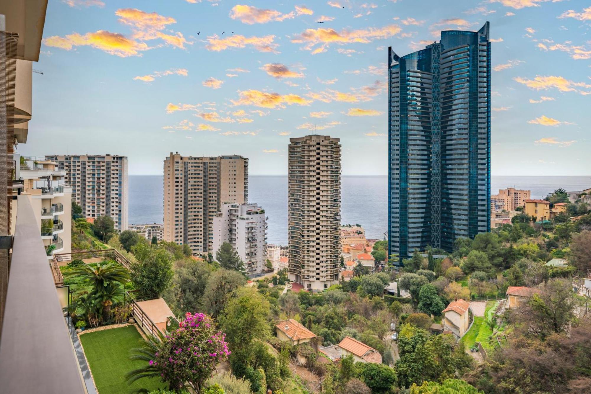 5mn Monaco - Vue mer - Parking - Piscine - BB Daire Beausoleil Dış mekan fotoğraf